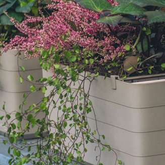 Donica samo-nawadniająca Urbalive Berberis szary 40x20 cm - 6