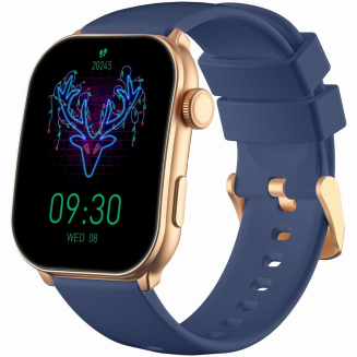 Smartwatch Damski GRAVITY GT28-8 Pasek + Bransoleta Różowe złoto Granatowy - 3