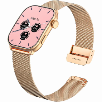Smartwatch Damski GRAVITY GT28-8 Pasek + Bransoleta Różowe złoto Granatowy - 6