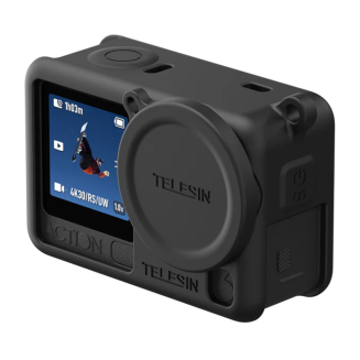 Silikonowe Etui ochronne Telesin dla DJI Osmo Action 6 (Czarne) - 2