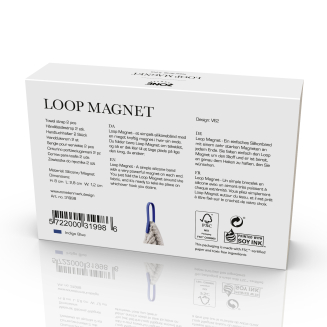 Magnetic wall hooks Zone Denmark Loop Indigo blue 2 pcs. - 4