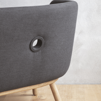 Sofa Eva Solo Phantom podwójna ze stolikami nature oak - 4