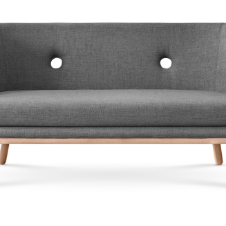 Sofa Eva Solo Phantom podwójna ze stolikami nature oak - 2