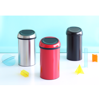 Kosz Brabantia Touch Bin 60l czarny mat - 4