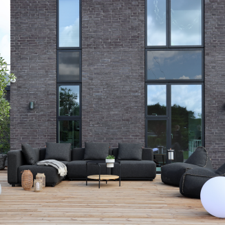 Sofa ogrodowa SACKit Cobana Lounge Corner Sofa Black - 4