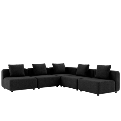  SACKit Cobana Lounge Corner Sofa Black