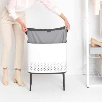 Kosz na pranie Brabantia Bo 60l biały - 10