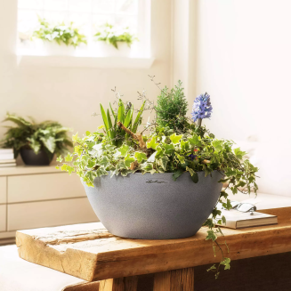  Lechuza Cubeto Stone planter 30 stone gray - 4
