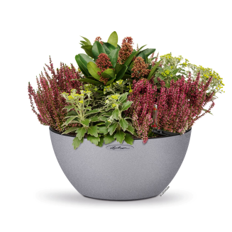  Lechuza Cubeto Stone planter 30 stone gray - 2