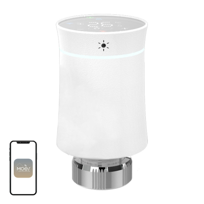 Głowica termostatyczna MOES TRV BY100 ZigBee dotykowa