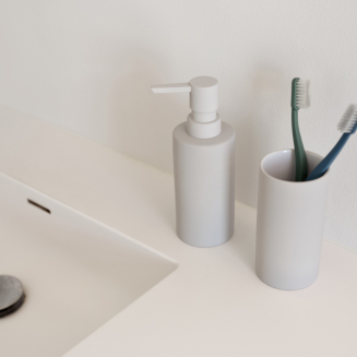 Kubek na szczoteczki do zębów Zone Denmark Solo Soft Grey - 2
