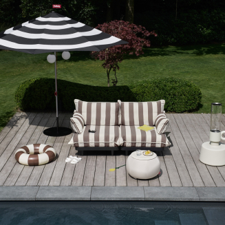 Sofa ogrodowa Fatboy Paletti Set Small Stripe Cacao | PROMOCJA: POKROWIEC GRATIS! - 11