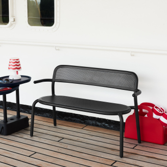 Ławka ogrodowa Fatboy Toní Bankski Anthracite - 6