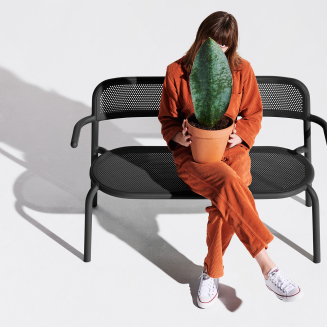 Ławka ogrodowa Fatboy Toní Bankski Anthracite - 5