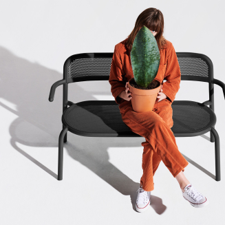 Ławka ogrodowa Fatboy Toní Bankski Anthracite - 5