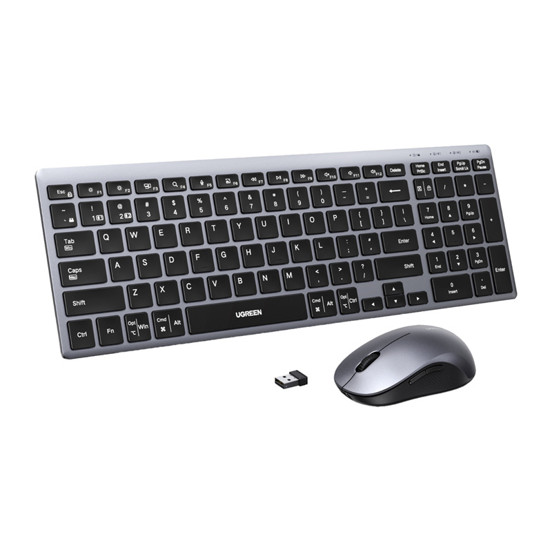 UGREEN Bezprzewodowy zestaw Klawiatura + Mysz MK552