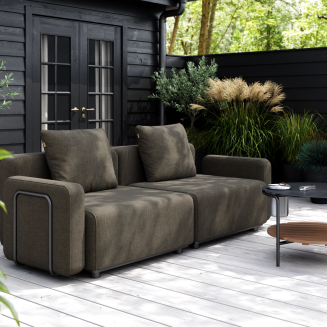  SACKit Cobana Lounge Corner Sofa Brown - 2