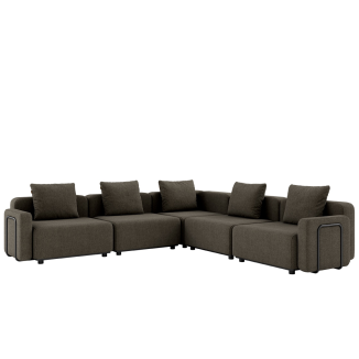  SACKit Cobana Lounge Corner Sofa Brown - 7