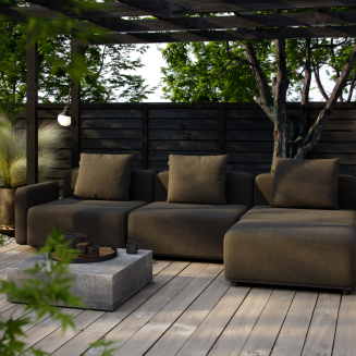  SACKit Cobana Lounge Corner Sofa Brown - 5