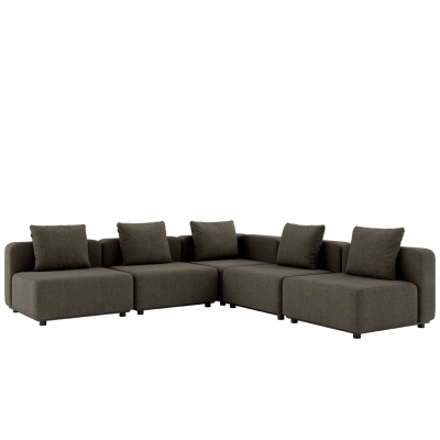  SACKit Cobana Lounge Corner Sofa Brown