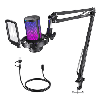 Mikrofon Gamingowy Maono DGM20 S (czarny) - 2