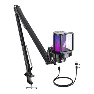 Mikrofon Gamingowy Maono DGM20 S (czarny) - 5