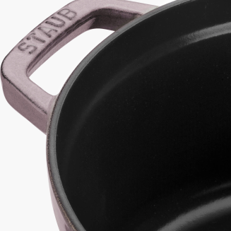 Garnek żeliwny okrągły Staub - 2.2 ltr, Kwiat Wiśni - 5