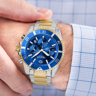 Zegarek Męski Giewont Chronograph Sapphire Multikolor GW3970-B5 - 4