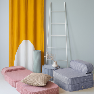 Rozkładany fotel dziecięcy Wigiwama Flip Chair Blueberry Blue - 3