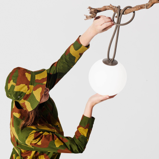 Lampa ogrodowa Fatboy Bolleke Taupe - 5