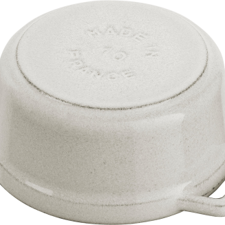Mini garnek żeliwny okrągły Staub - 250 ml, Biała trufla - 5