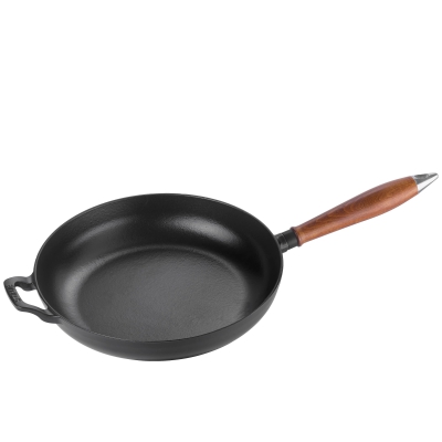  Staub cast iron frying pan with wooden handle - 24 cm