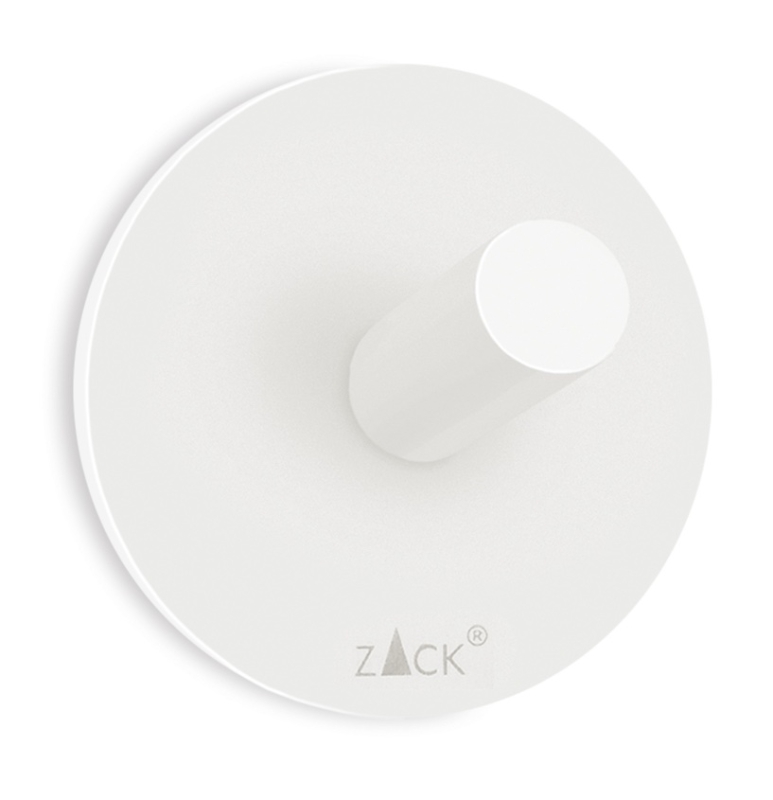  Zack Peco round towel rack, white matte