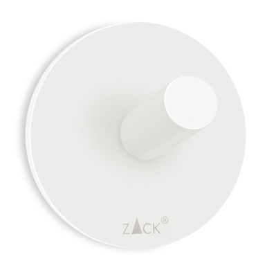  Zack Peco round towel rack, white matte