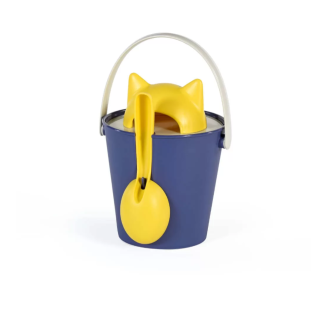 Pojemnik na suchą karmę United Pets Crick niebiesko-żółty - 2