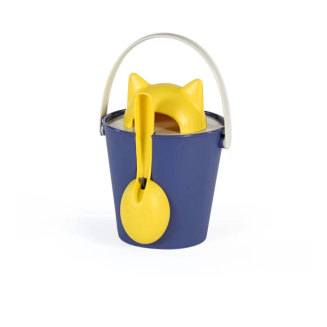 Pojemnik na suchą karmę United Pets Crick niebiesko-żółty - 2