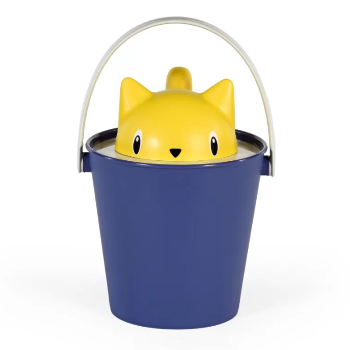 Pojemnik na suchą karmę United Pets Crick niebiesko-żółty