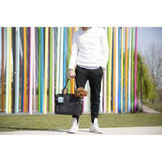 Torba dla psa United Pets Up Bag czarno-niebieska - 7