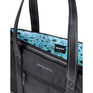 Torba dla psa United Pets Up Bag czarno-niebieska - 3