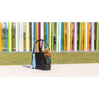 Torba dla psa United Pets Up Bag czarno-niebieska - 8