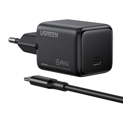 Ładowarka sieciowa UGREEN X517, 25W, USB-C GaN + kabel 1m