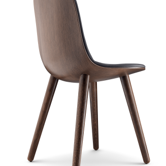 Krzesło Eva Solo Yuuga smoked oak & black leather - 2