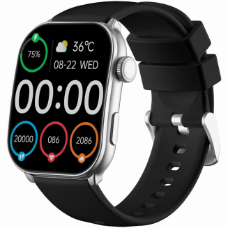 Smartwatch Damski GRAVITY GT28-9 Pasek + Bransoleta Czarno Srebrny - 3