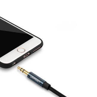 Kabel UGREEN AV122 jack 3,5mm-jack 3,5mm 1.5m (czarny) - 3
