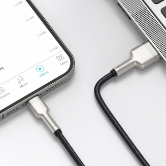 BASEUS Cafule USB-A-Lightning Cable 1m (Black) - 11