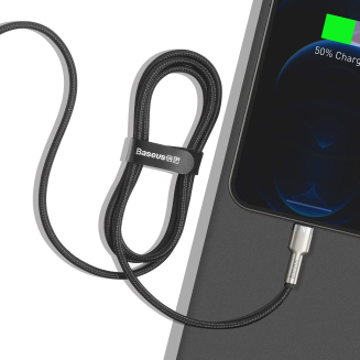 BASEUS Cafule USB-A-Lightning Cable 1m (Black) - 5