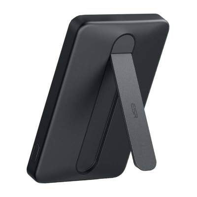 Powerbank ESR Qi2 MagSlim 5000mAh z podstawką (czarny)