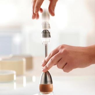  Gefu Ovo egg cutter with salt shaker - 2