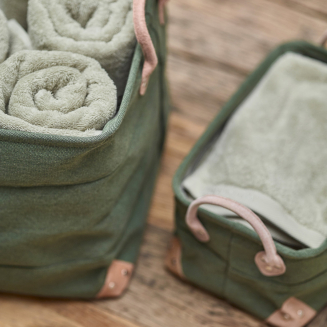  Aquanova Lubin Sage green basket 28l - 2