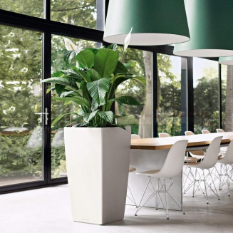 Lechuza Cubico Premium 22 flowerpot | 30 | 40 | 50 gloss black - 13